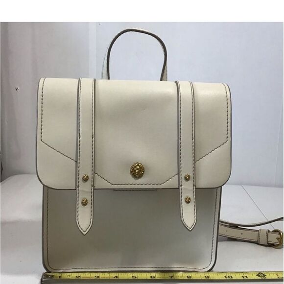 Anne Klein White Ava Backpack Bag Anne Klein White Ava Backpack Bag main image 5